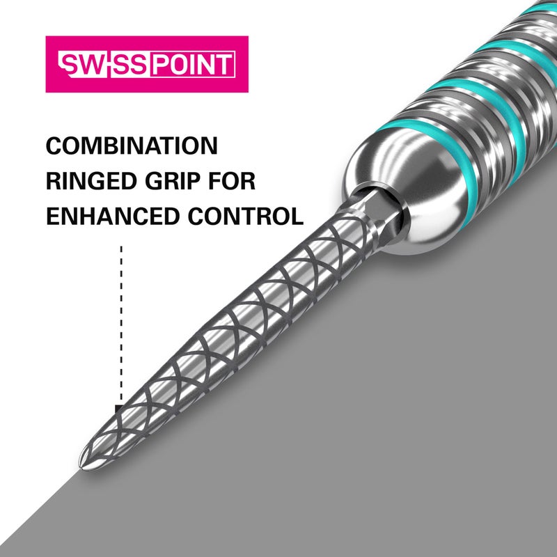 Target Darts نقاط السهام المستهدفة، نصائح السهام السويسرية من دايموند برو (طقم 3 نصائح) 26 مم، فضي | تغيير نقاط السهام، ملحقات السهام الاحترافية - Image 3